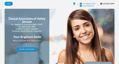 Desktop Screenshot of dentalassociatesofvalleystream.com
